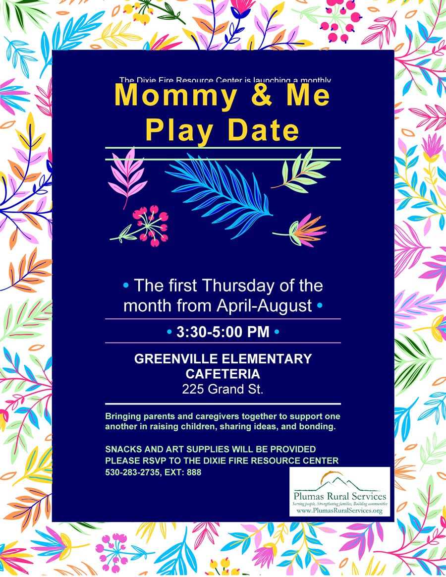 Dixie Fire Resource Center, Mommy & Me Play Dates