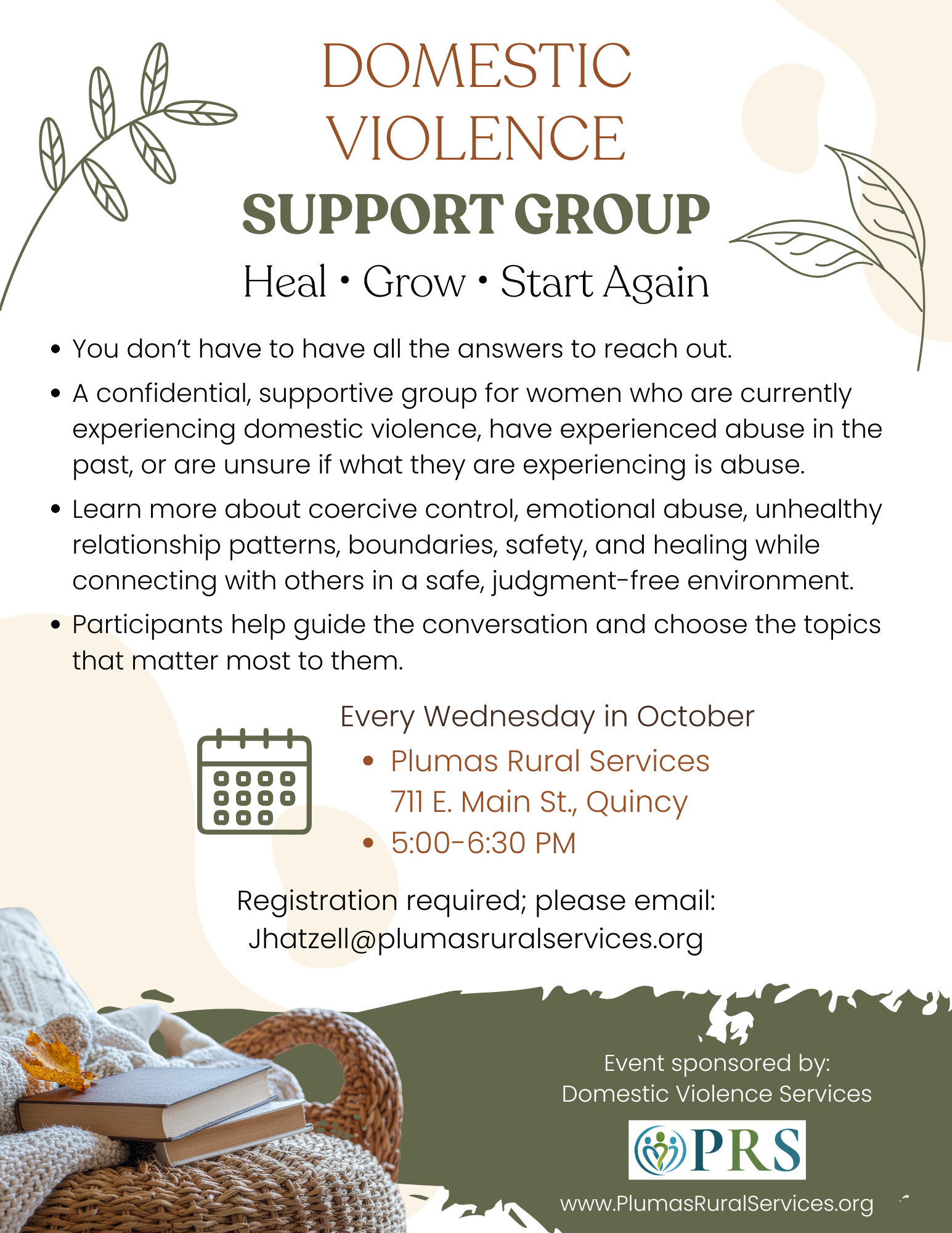 Domestic Violence Support Group