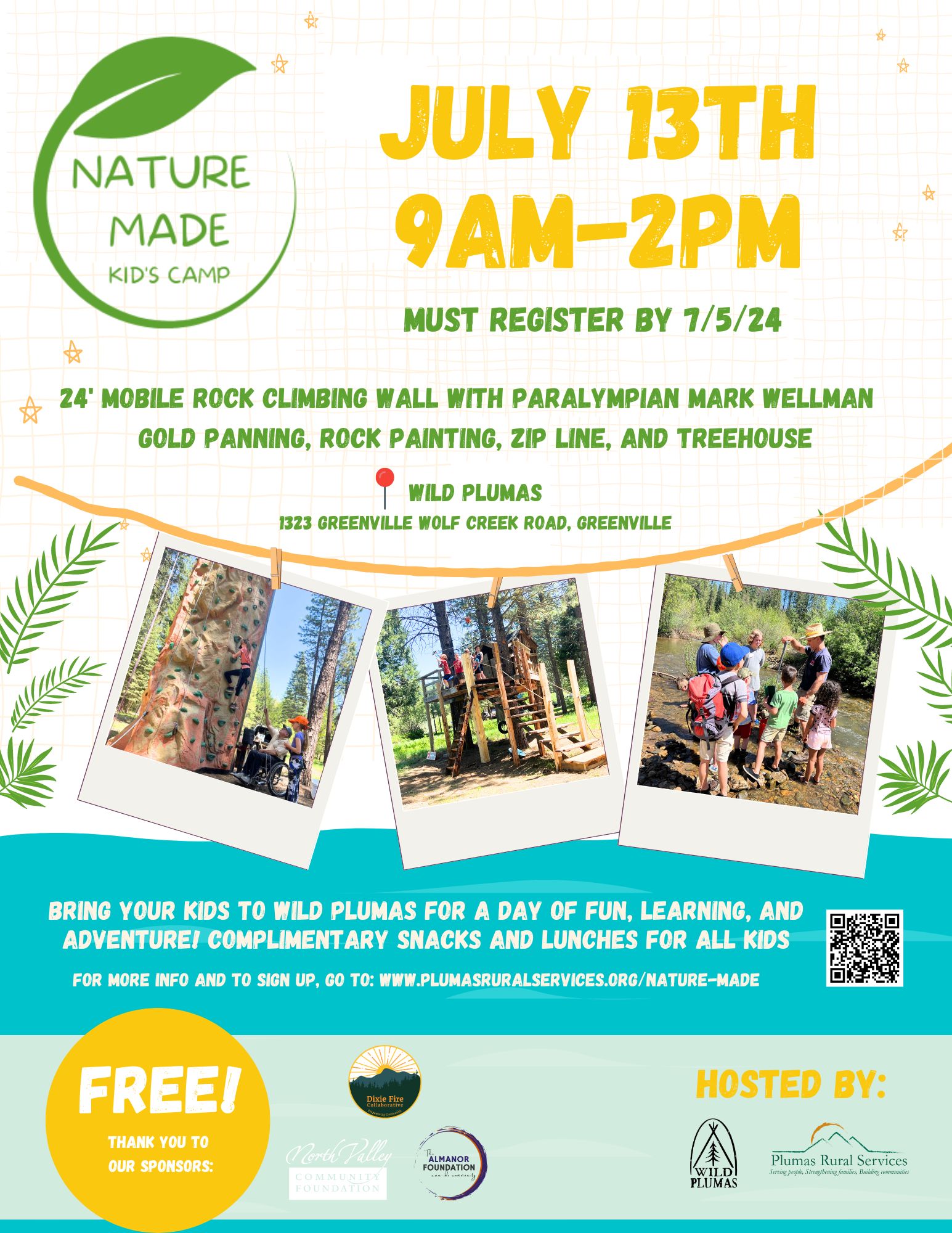 Nature Made - Kids Camp Returns Starting June 1st.