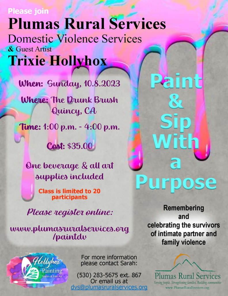 Paint  & Sip  with  Purpose