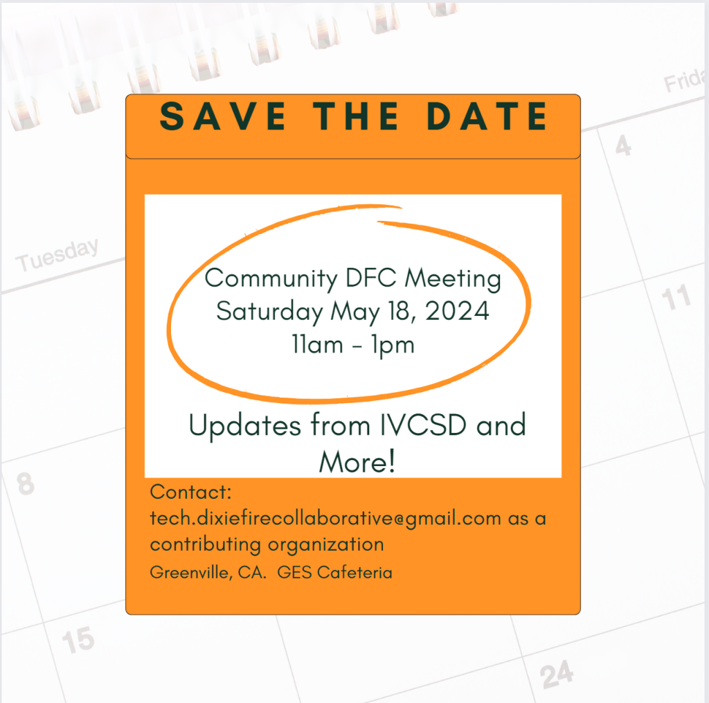 Community Dixie Fire Collaborative Meeting
